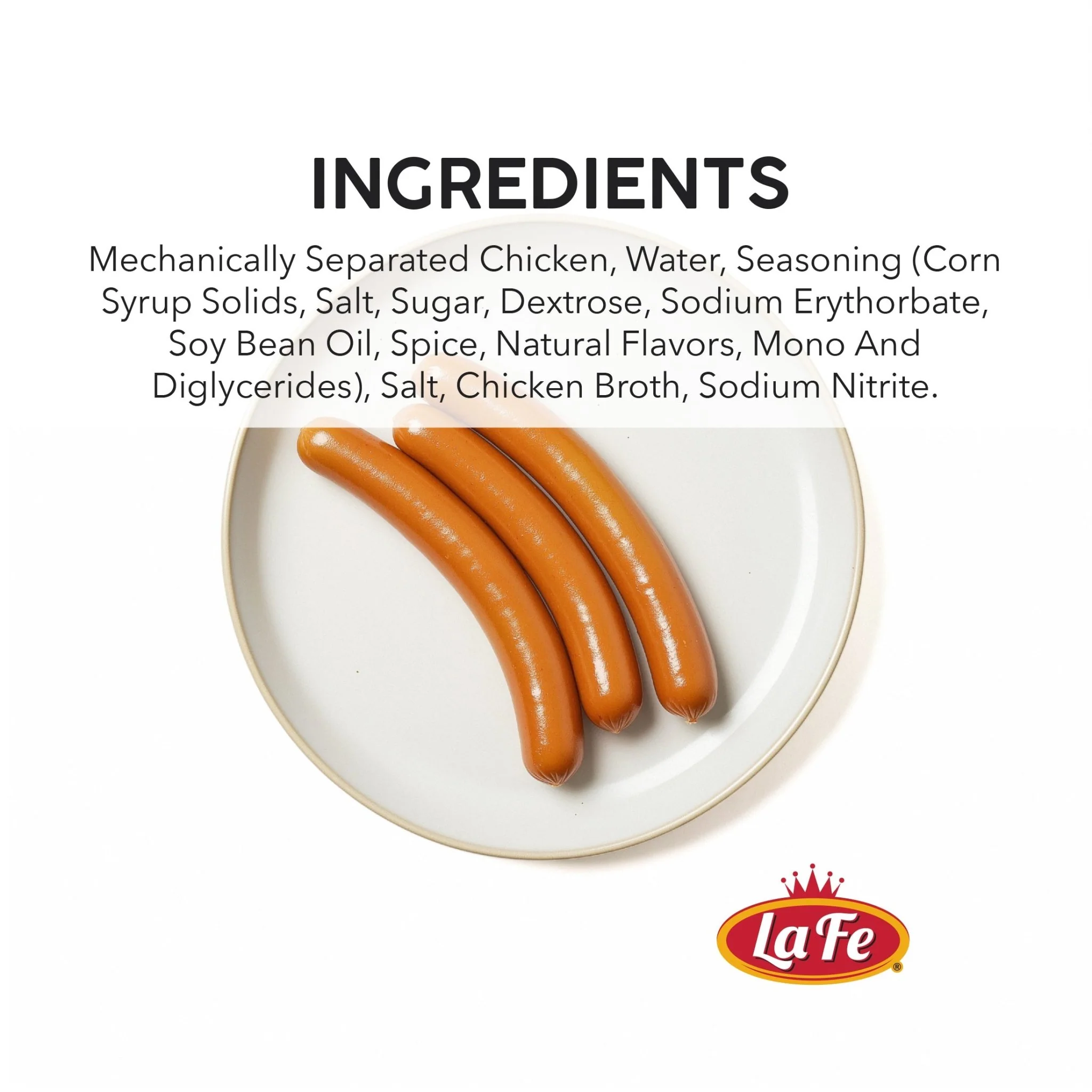 La Fe Chicken Sausage 48/4.6 oz - Image 5