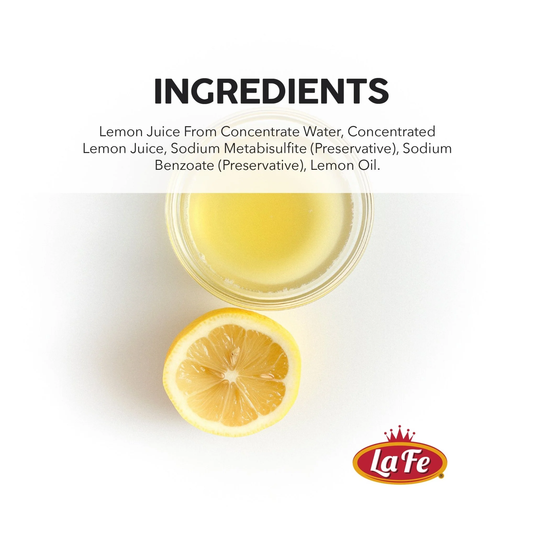 La Fe Lemon Juice  12/32 oz - Image 5