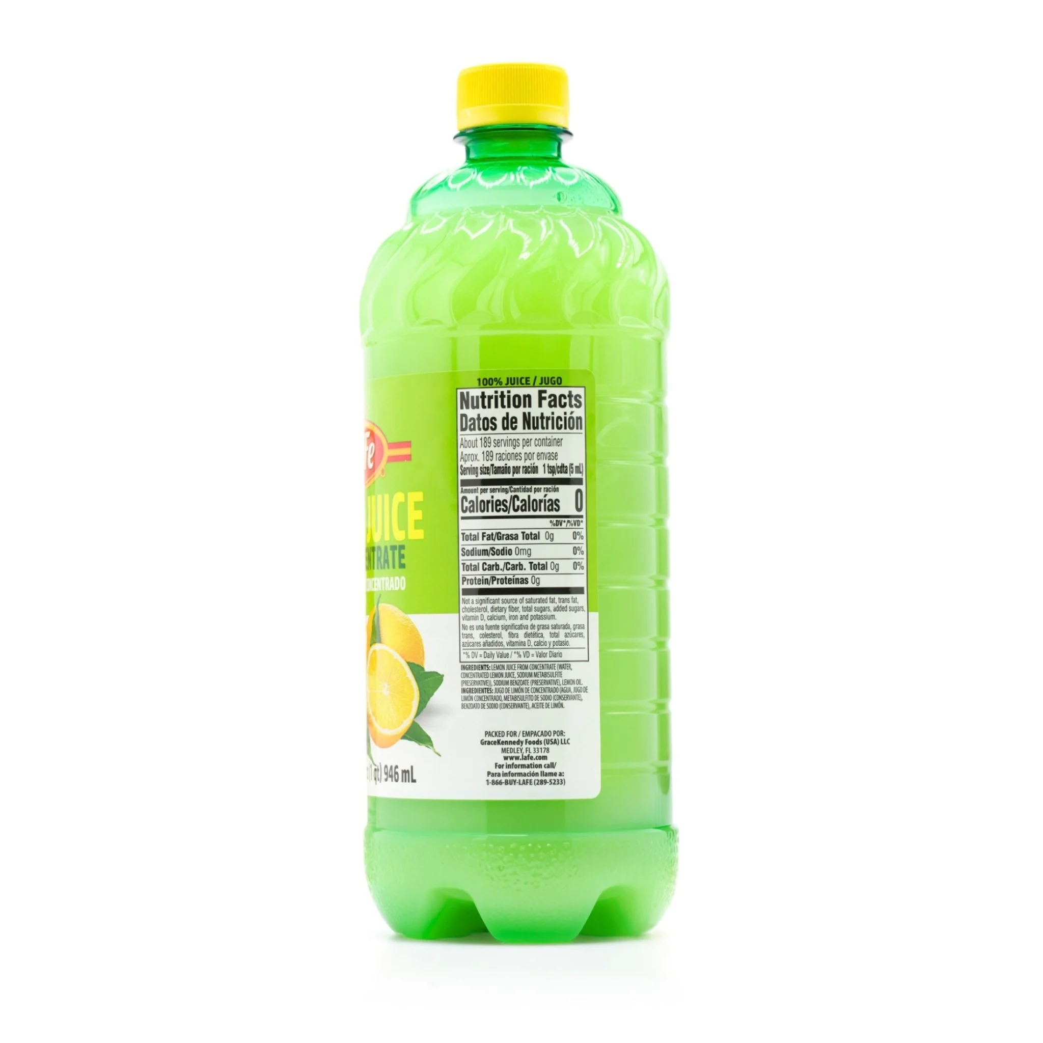 La Fe Lemon Juice  12/32 oz - Image 6